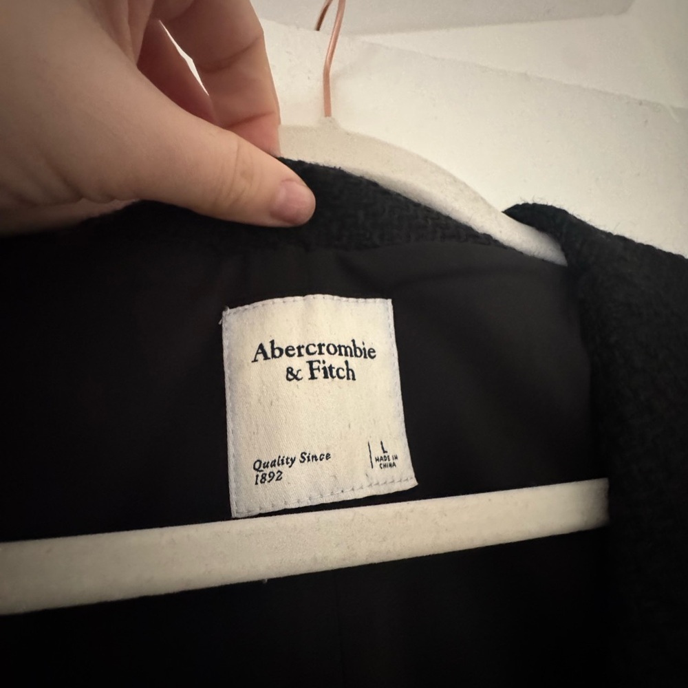 Abercrombie & Fitch Black Button-Front Mini Dress - Picture 3 of 4